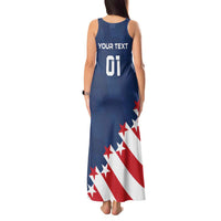 Custom USA Soccer Tank Maxi Dress Play To Win - Wonder Print Shop