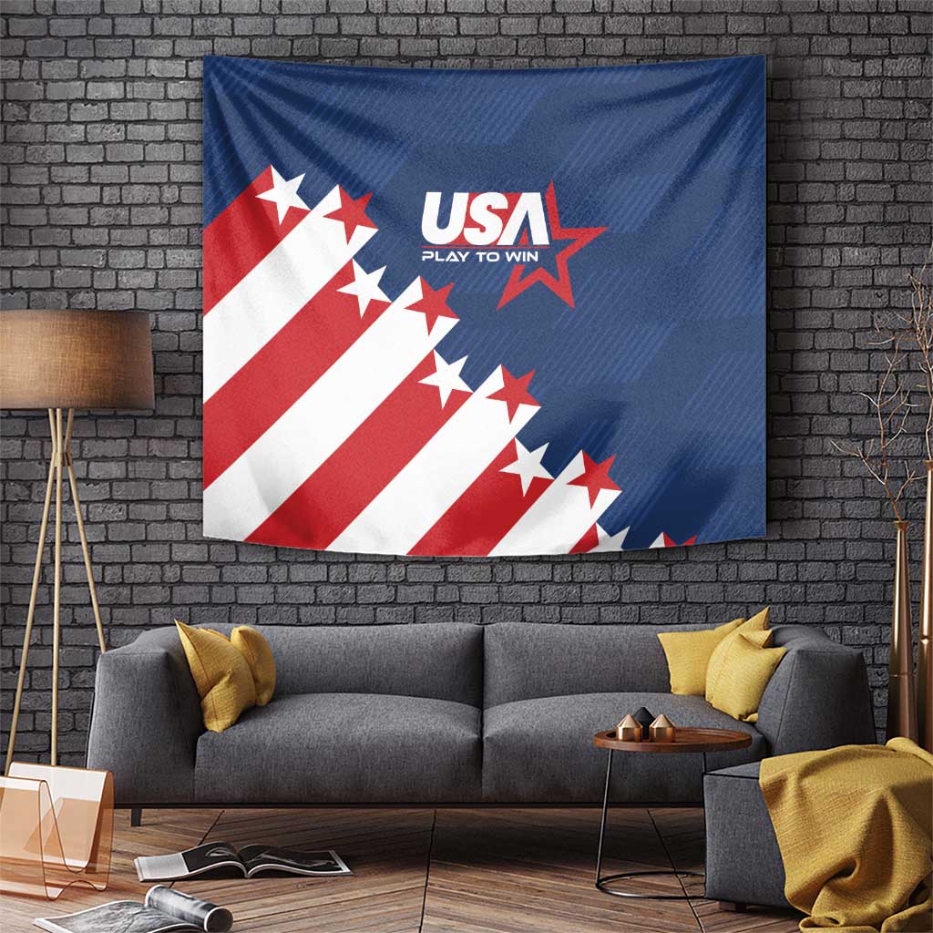 USA Soccer Tapestry Play To Win - Wonder Print Shop