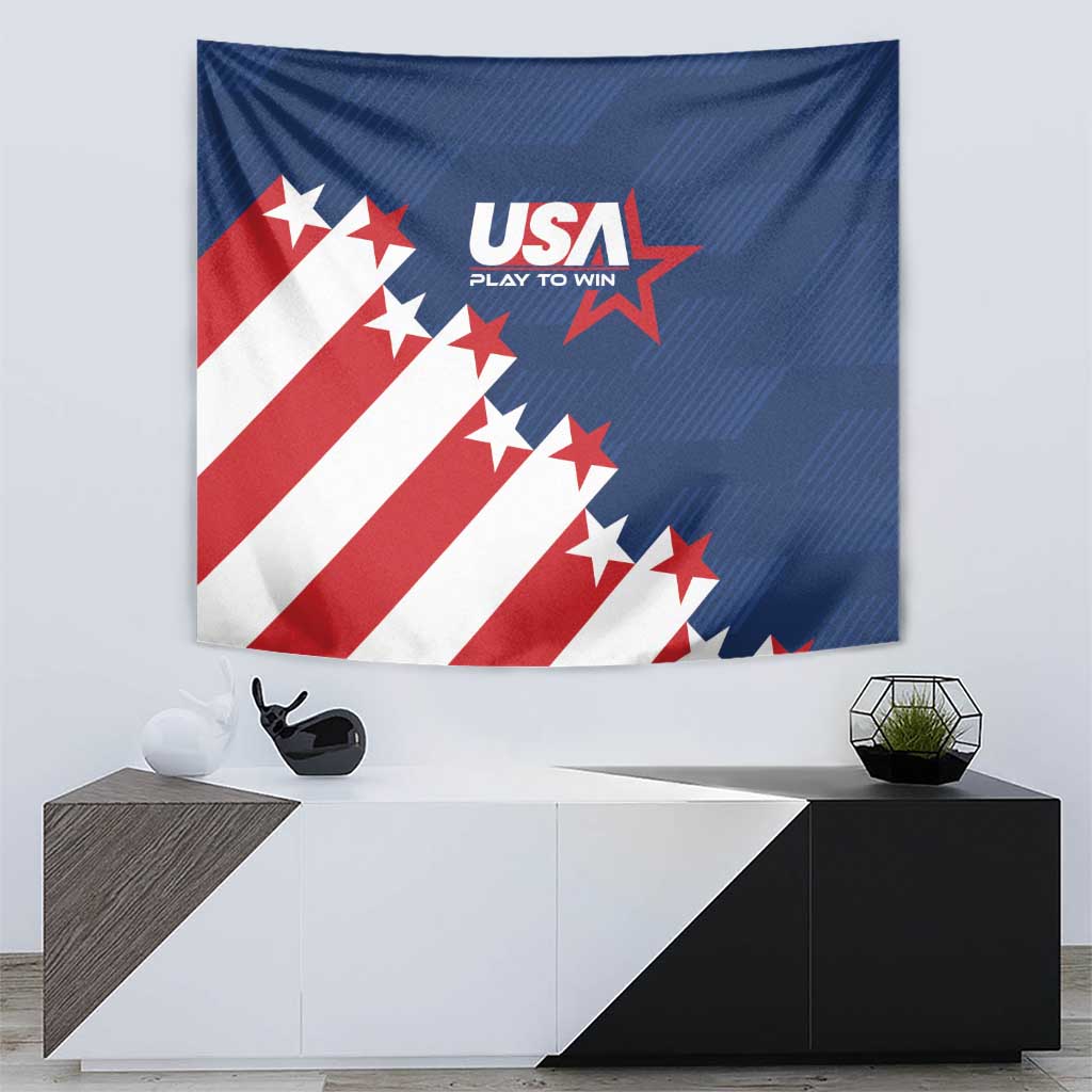 USA Soccer Tapestry Play To Win - Wonder Print Shop