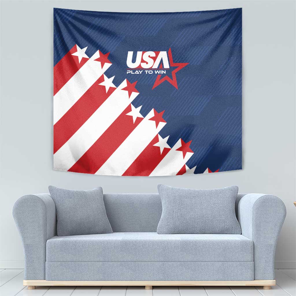 USA Soccer Tapestry Play To Win - Wonder Print Shop