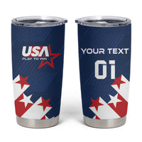 Custom USA Soccer Tumbler Cup Play To Win - Wonder Print Shop