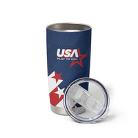 Custom USA Soccer Tumbler Cup Play To Win - Wonder Print Shop