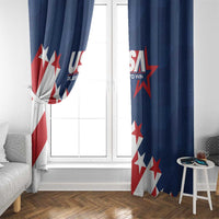 USA Soccer Window Curtain Play To Win - Wonder Print Shop