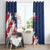 USA Soccer Window Curtain Play To Win - Wonder Print Shop
