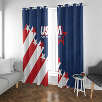 USA Soccer Window Curtain Play To Win - Wonder Print Shop