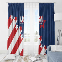 USA Soccer Window Curtain Play To Win - Wonder Print Shop