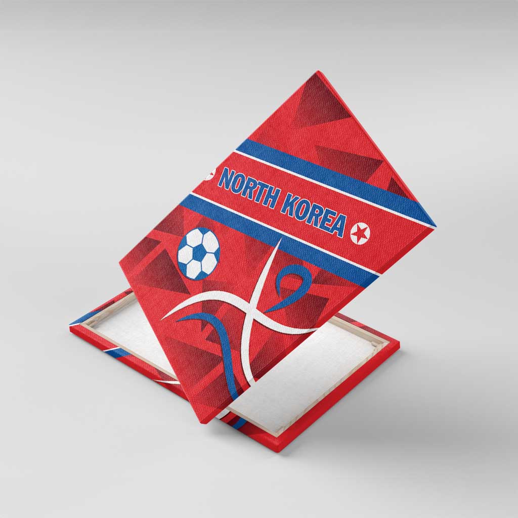 North Korea Football Canvas Wall Art Go Champion - Wonder Print Shop