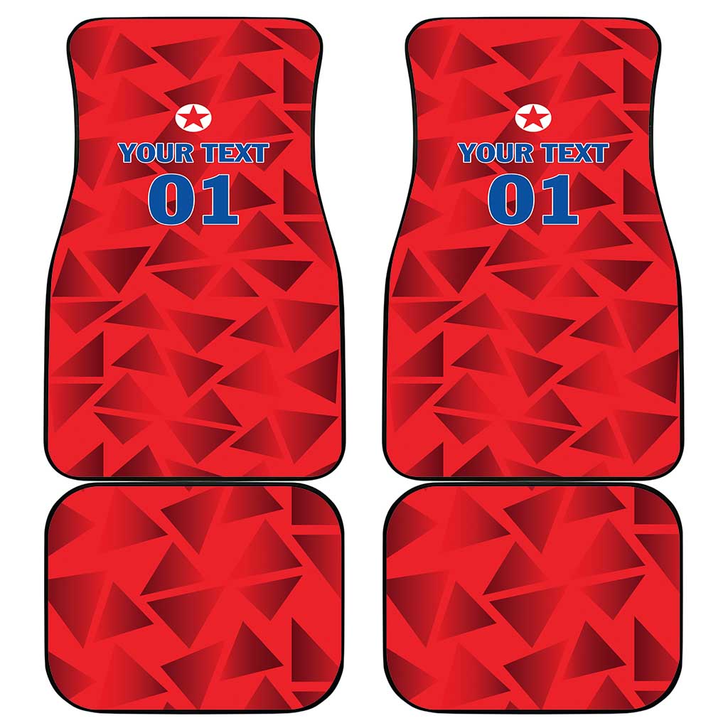 North Korea Football Car Mats Go Champion - Wonder Print Shop