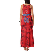 Custom North Korea Football Family Matching Tank Maxi Dress and Hawaiian Shirt Go Champion - Wonder Print Shop