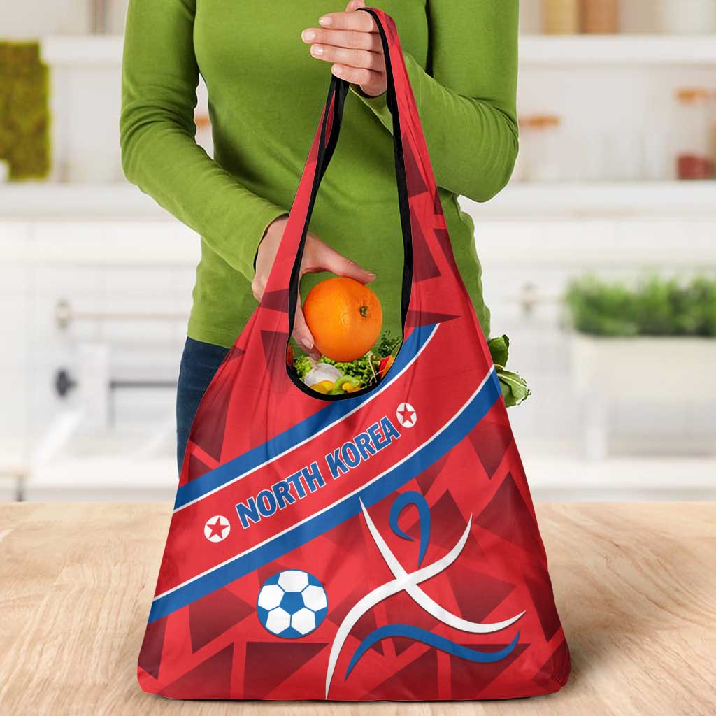 North Korea Football Grocery Bag Go Champion