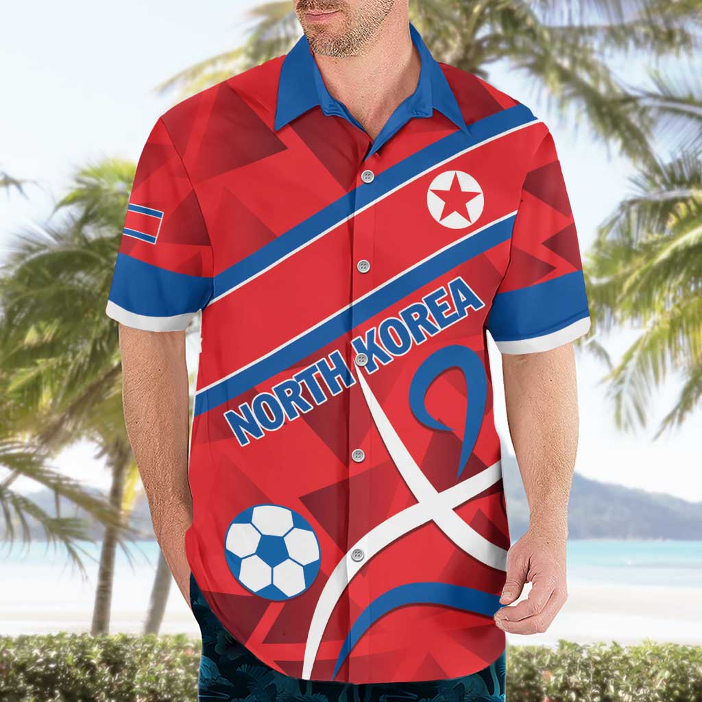Custom North Korea Football Hawaiian Shirt Go Champion - Wonder Print Shop