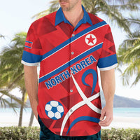 Custom North Korea Football Hawaiian Shirt Go Champion - Wonder Print Shop