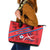 North Korea Football Leather Tote Bag Go Champion - Wonder Print Shop