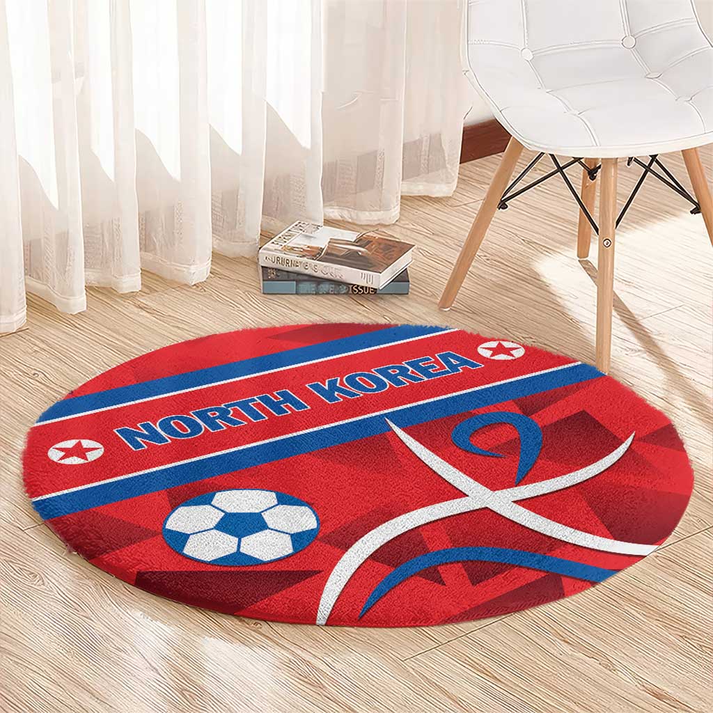 North Korea Football Round Carpet Go Champion