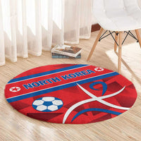 North Korea Football Round Carpet Go Champion