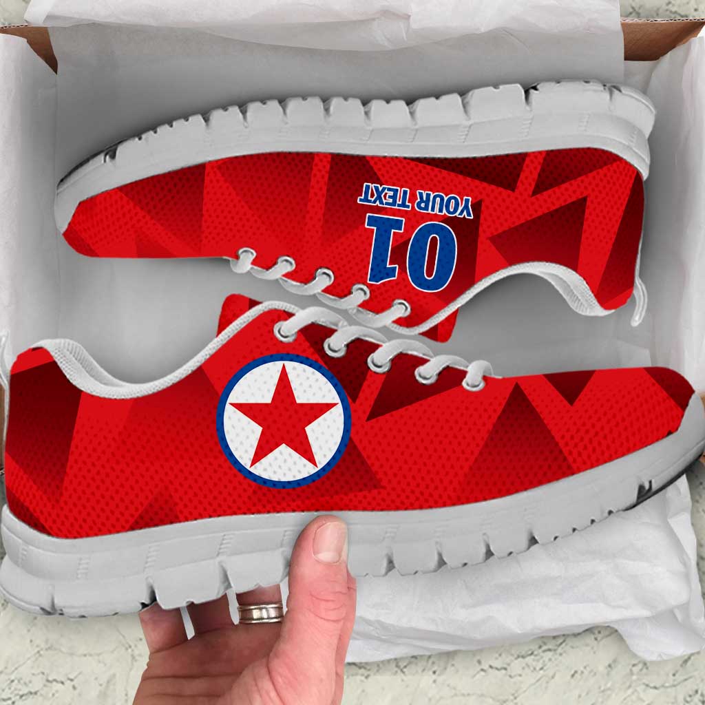 Custom North Korea Football Sneakers Go Champion - Wonder Print Shop