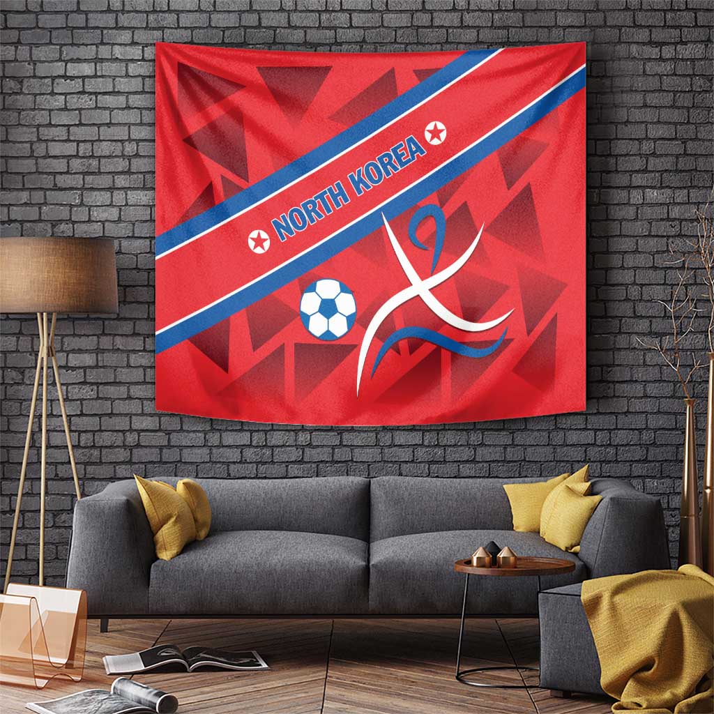 North Korea Football Tapestry Go Champion - Wonder Print Shop