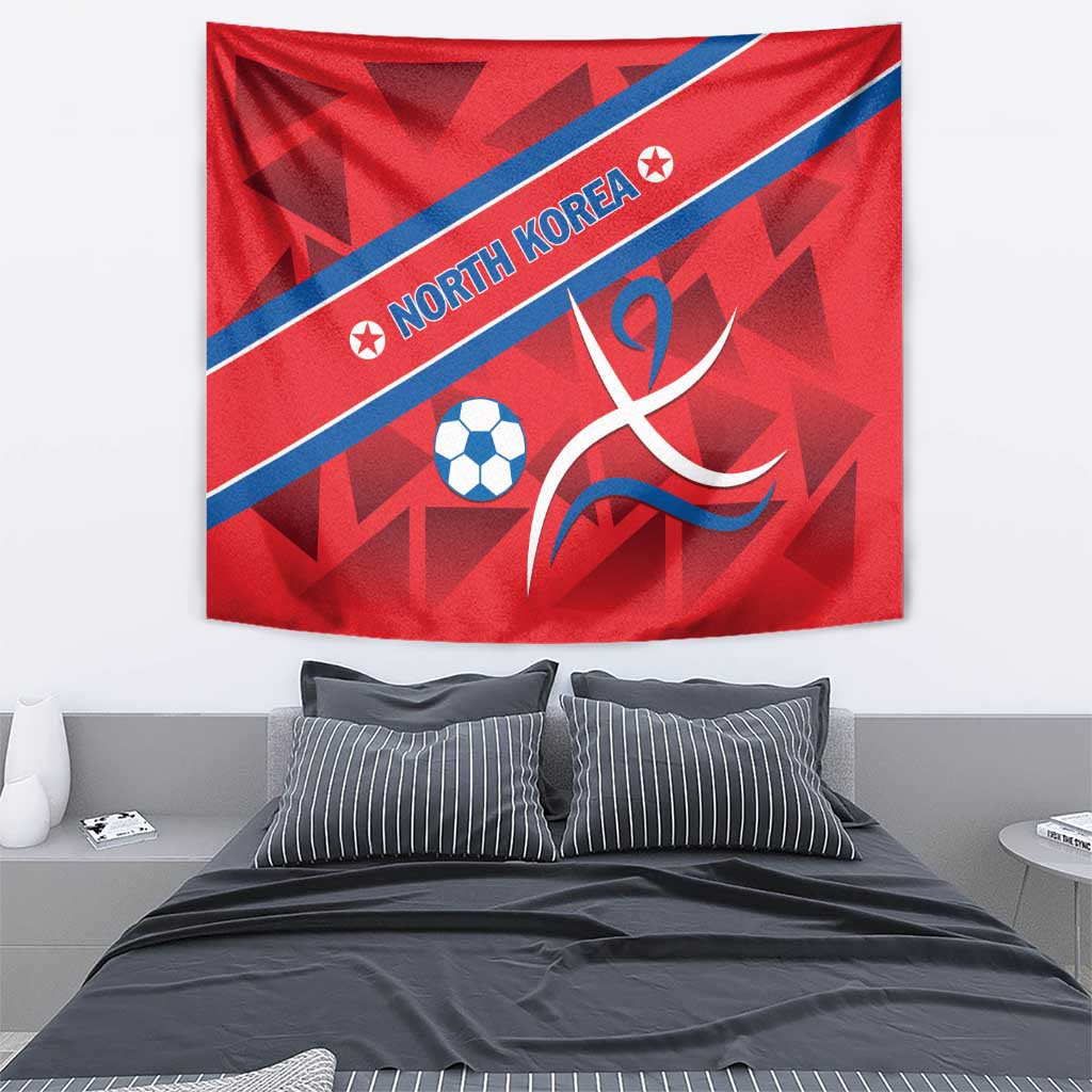 North Korea Football Tapestry Go Champion - Wonder Print Shop