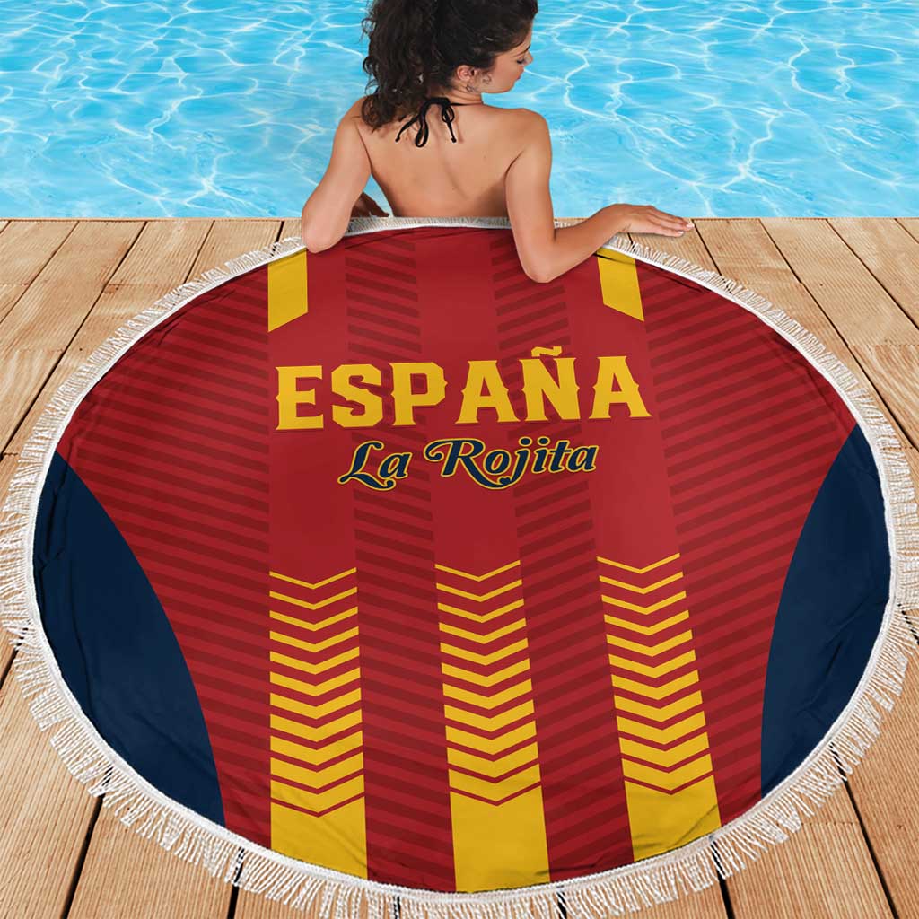 Spain Football Beach Blanket Go La Rojita - Wonder Print Shop