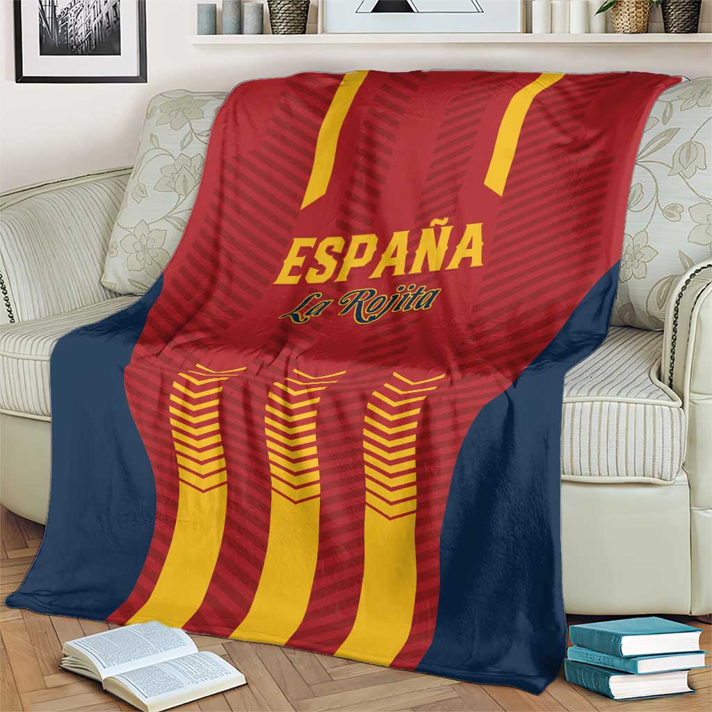 Spain Football Blanket Go La Rojita