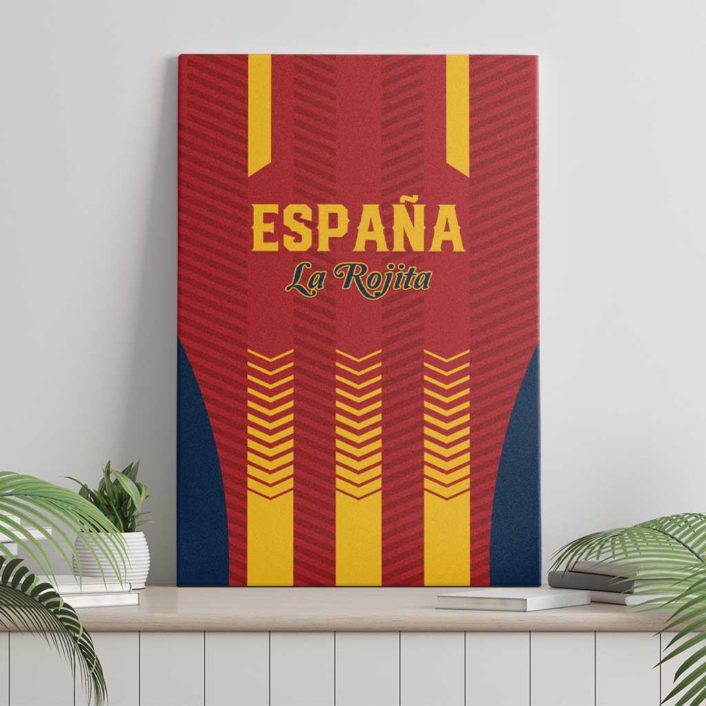 Spain Football Canvas Wall Art Go La Rojita - Wonder Print Shop