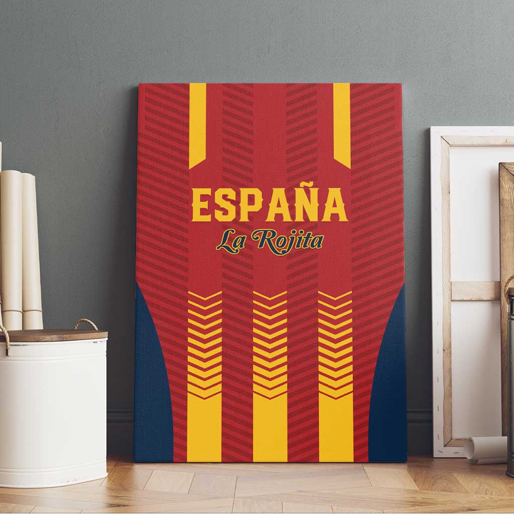 Spain Football Canvas Wall Art Go La Rojita - Wonder Print Shop