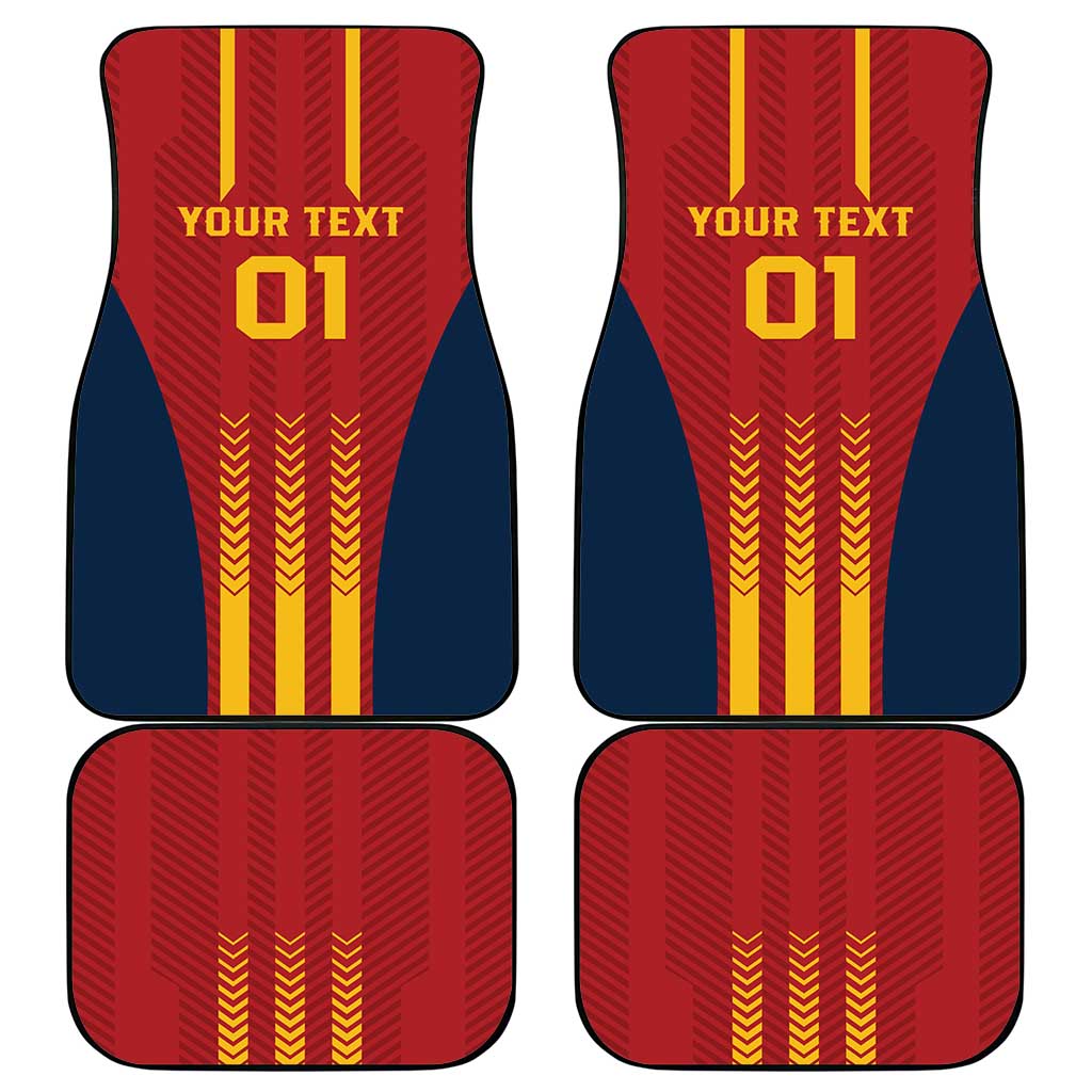 Spain Football Car Mats Go La Rojita - Wonder Print Shop