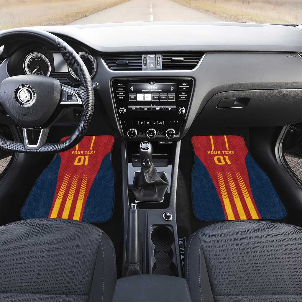 Spain Football Car Mats Go La Rojita - Wonder Print Shop