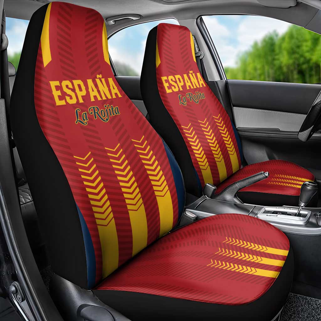 Spain Football Car Seat Cover Go La Rojita - Wonder Print Shop