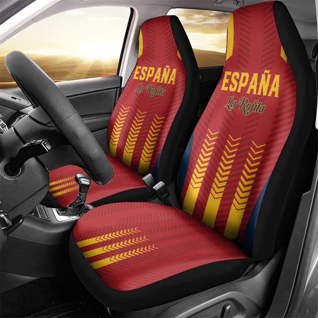 Spain Football Car Seat Cover Go La Rojita - Wonder Print Shop