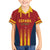 Custom Spain Football Family Matching Off Shoulder Short Dress and Hawaiian Shirt Go La Rojita - Wonder Print Shop