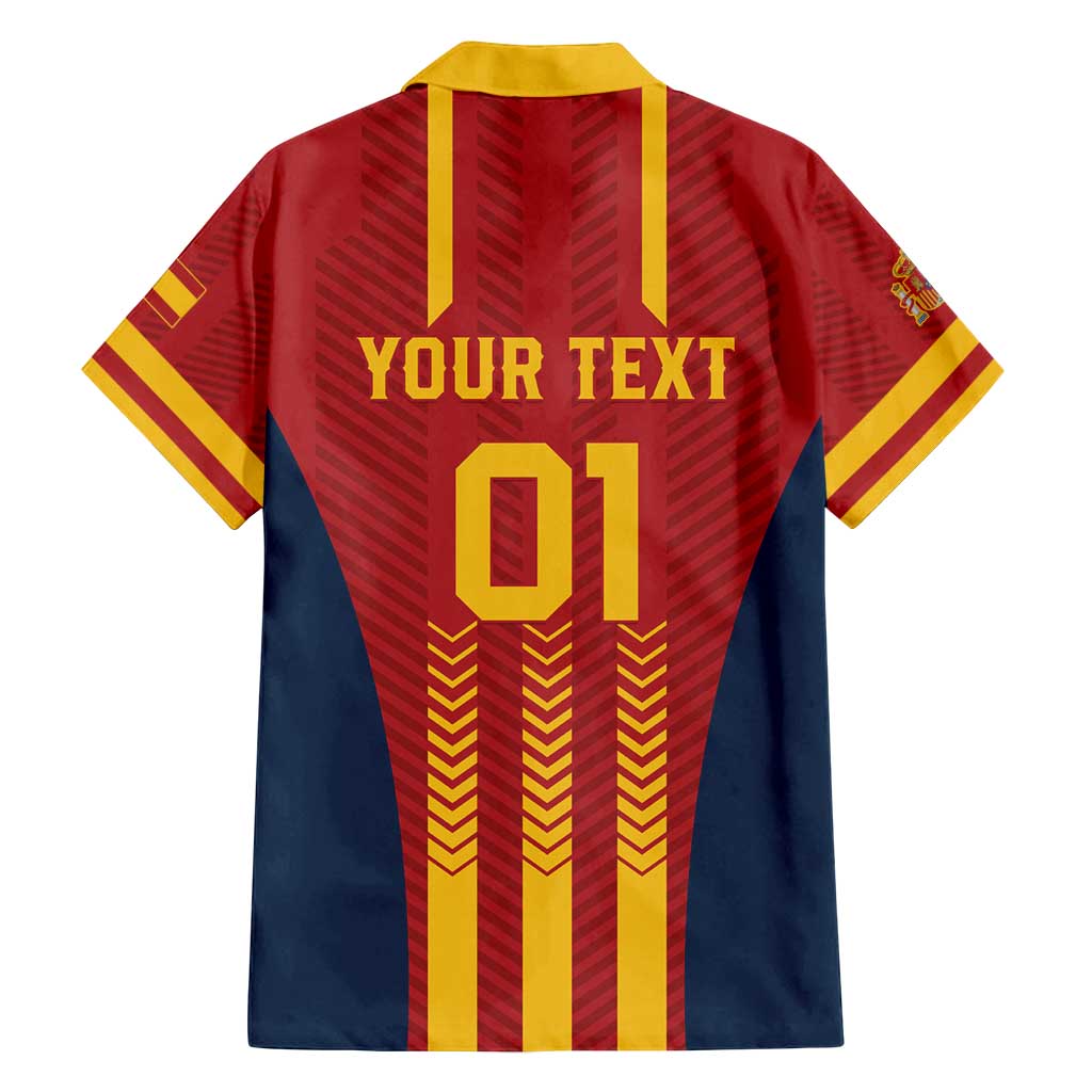 Custom Spain Football Family Matching Summer Maxi Dress and Hawaiian Shirt Go La Rojita - Wonder Print Shop