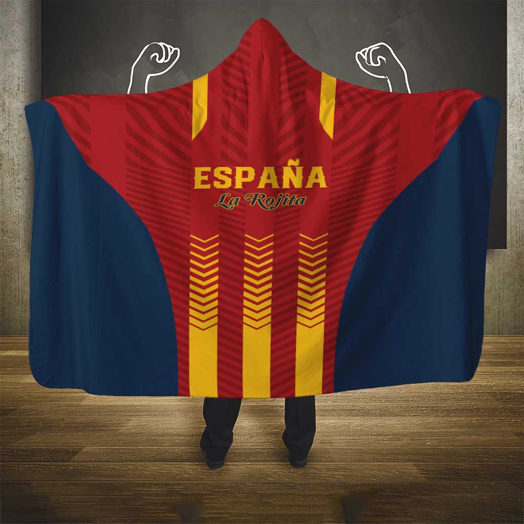 Spain Football Hooded Blanket Go La Rojita