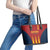 Spain Football Leather Tote Bag Go La Rojita - Wonder Print Shop