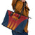 Spain Football Leather Tote Bag Go La Rojita - Wonder Print Shop