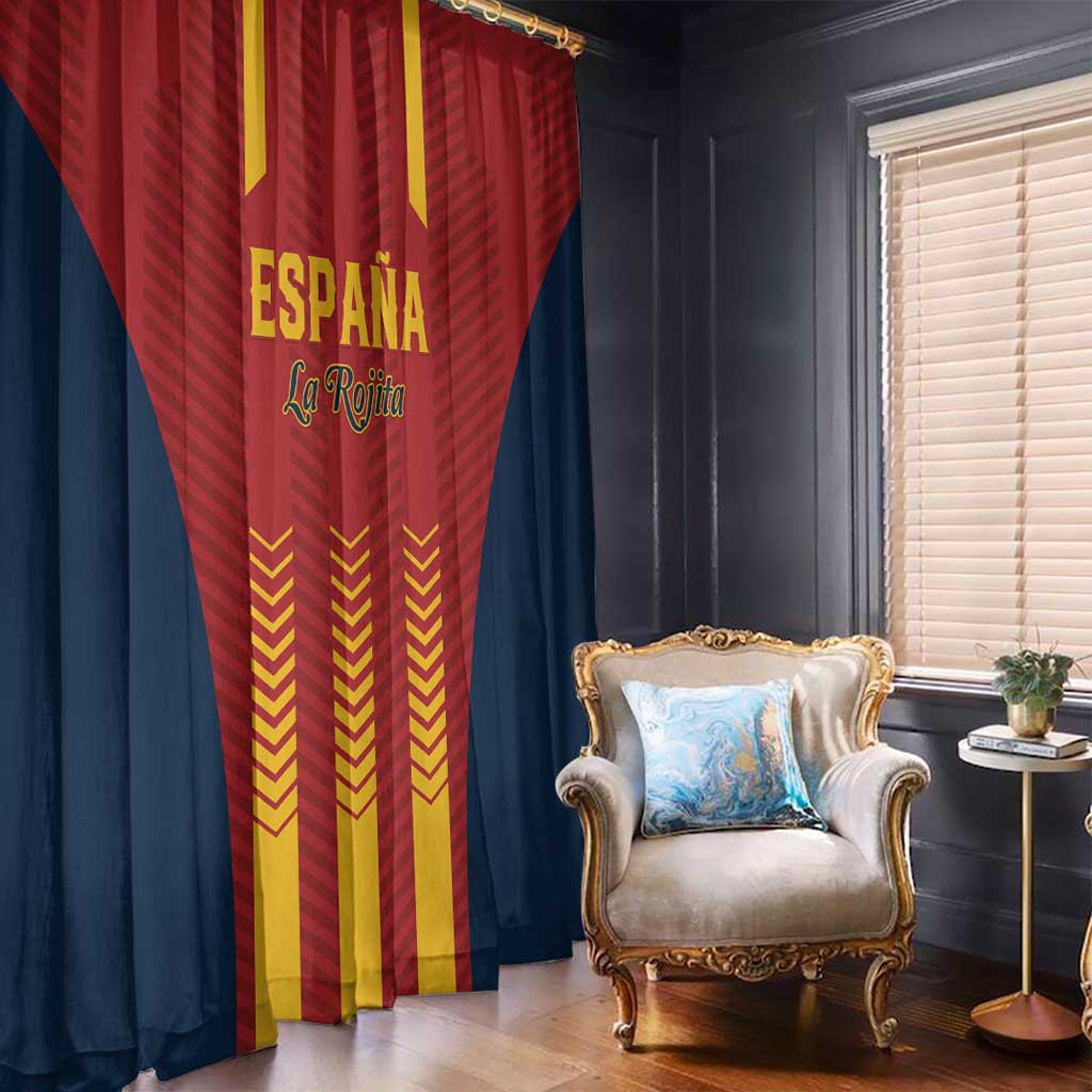 Spain Football Window Curtain Go La Rojita - Wonder Print Shop