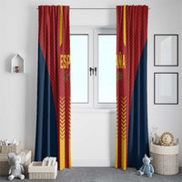 Spain Football Window Curtain Go La Rojita - Wonder Print Shop