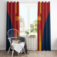 Spain Football Window Curtain Go La Rojita - Wonder Print Shop