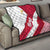 Poland Independence Day Quilt Polska White Eagle Polish Floral Pattern - Wonder Print Shop