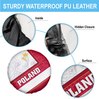 Poland Independence Day Spare Tire Cover Polska White Eagle Polish Floral Pattern - Wonder Print Shop