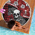 Hawaii Halloween Beach Blanket Hibiscus Skull Kakau Pattern - Wonder Print Shop