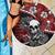 Hawaii Halloween Beach Blanket Hibiscus Skull Kakau Pattern - Wonder Print Shop