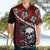 Hawaii Halloween Hawaiian Shirt Hibiscus Skull Kakau Pattern - Wonder Print Shop