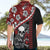 Hawaii Halloween Hawaiian Shirt Hibiscus Skull Kakau Pattern - Wonder Print Shop