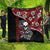 Hawaii Halloween Quilt Hibiscus Skull Kakau Pattern - Wonder Print Shop