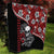 Hawaii Halloween Quilt Hibiscus Skull Kakau Pattern - Wonder Print Shop