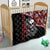 Hawaii Halloween Quilt Hibiscus Skull Kakau Pattern - Wonder Print Shop