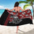 Hawaii Halloween Sarong Hibiscus Skull Kakau Pattern - Wonder Print Shop