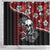 hawaii-halloween-shower-curtain-hibiscus-skull-kakau-pattern