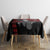 Hawaii Halloween Tablecloth Hibiscus Skull Kakau Pattern - Wonder Print Shop